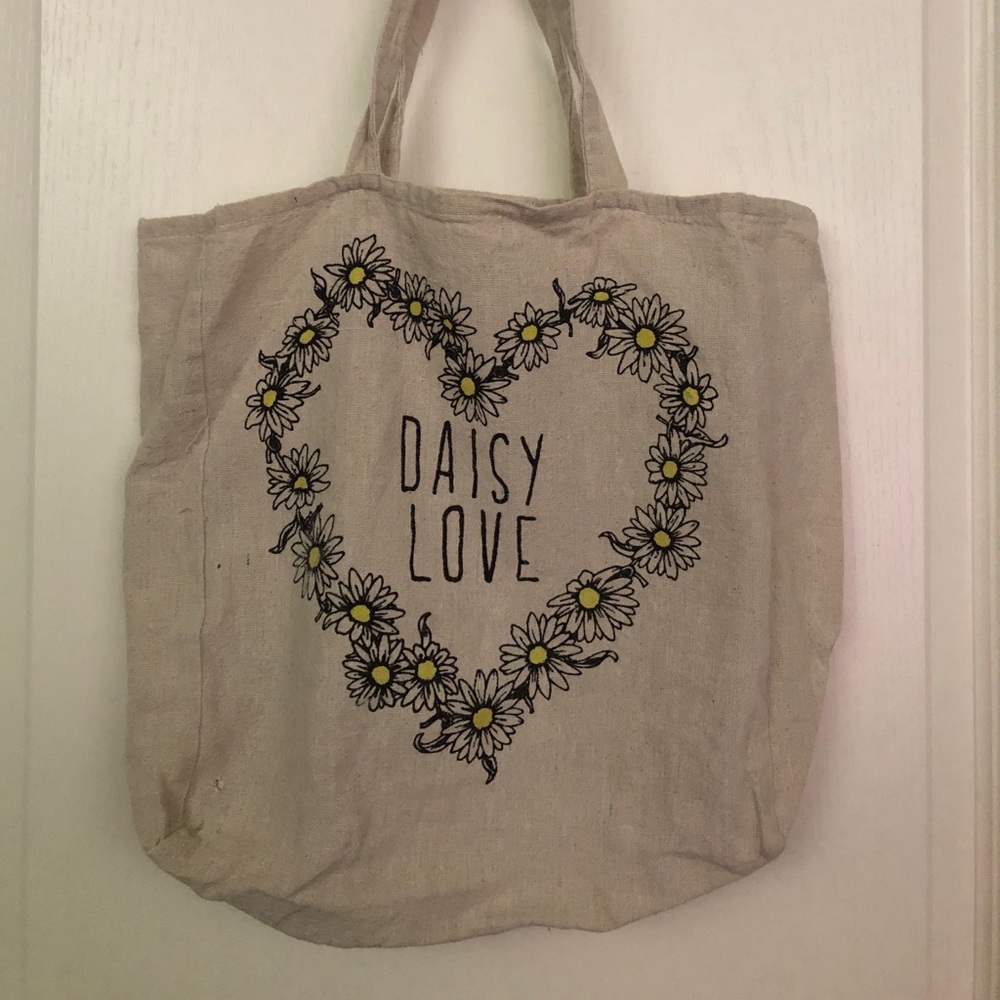 Daisy Love Cotton Tote